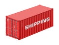 Shipping container Royalty Free Stock Photo