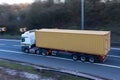 Shipping container lorry Royalty Free Stock Photo