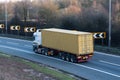 Shipping container lorry Royalty Free Stock Photo