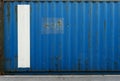 Shipping Container Texture Detail and closeup photo Royalty Free Stock Photo