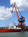 Shipping industry crane 03 Royalty Free Stock Photo