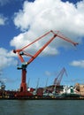 Shipping industry crane 07 Royalty Free Stock Photo