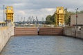 Shipping Lock Chamber On-water Gates