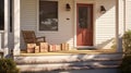 shipping package porch Royalty Free Stock Photo