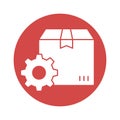 Shipping settings Vector Icon which can easily modify or edit