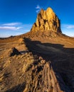 Shiprock New Mexico Southwestern Desert Landscape, America, USA.