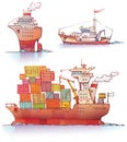 Ships Royalty Free Stock Photo
