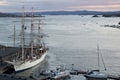 Ships at Aker Brygge in Oslo, Norway