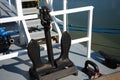 Ships anchor on deck Royalty Free Stock Photo