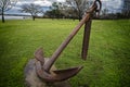 Ships Anchor for monunumt and scenic view