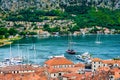 The Ships in the Bay of Kotor Boka Kotorska