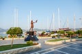 Ships and boats in Netsel marina in Marmaris harbor, Turkey Royalty Free Stock Photo