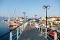 Ships and boats in Netsel marina in Marmaris harbor, Turkey Royalty Free Stock Photo