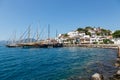 Ships and boats in Netsel marina in Marmaris harbor, Turkey Royalty Free Stock Photo