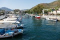 Ships and boats in Netsel marina in Marmaris harbor, Turkey Royalty Free Stock Photo