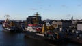 Ships of the BSH Federal Maritime and Hydrographic Agency in Bremerhaven, Germany