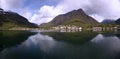 Ships in cruise port - Alesund, Norway Royalty Free Stock Photo