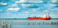 Bulk Shipment of Products Detroit River Shipping Royalty Free Stock Photo