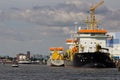 Ships Docked on the Maas