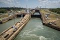 Gatun Locks at Panama Canal Royalty Free Stock Photo