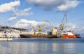 Ships In Ermoupolis Shipyard. Editorial Image