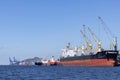Ships in full operation at the Port of ParanaguÃ¡