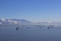 Ships in Guanabara Bay Royalty Free Stock Photo