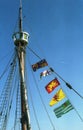 Ships Mast with Flags