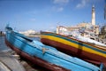 Ships beside Mediterranean Sea