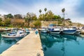 Ships in the old harbour in Antalya Kaleici, Turkey.