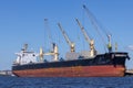 Ships in operation at the Port of ParanaguÃ¡.