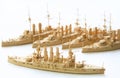 Ships from a paper Royalty Free Stock Photo