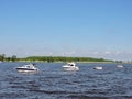 Ships Parade Celebrate in Uostadvaris, Lithuania