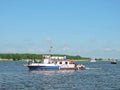 Ships Parade Celebrate in Uostadvaris, Lithuania