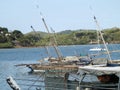 Ships in the port of Ankify, Ankify, Madagascar