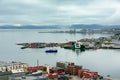 Ships in the port Hammerfest, Norway Royalty Free Stock Photo
