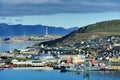 Ships in the port Hammerfest, Norway Royalty Free Stock Photo