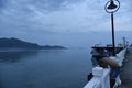 Ships in the port of ko Chang Thailand