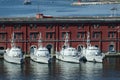 Ships in the port of Naples Royalty Free Stock Photo