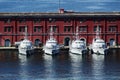 Ships in the port of Naples Royalty Free Stock Photo