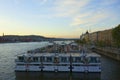 Ships on the River Danube