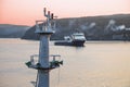 Ships in the seaport in the Kola Bay Royalty Free Stock Photo