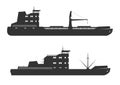 Ships silhouettes