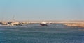 Ships in the Suez Canal