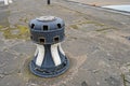 An Ships Winch Bollard Royalty Free Stock Photo