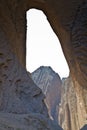 Shipton`s Arch, a conglomerate natural arch