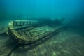 Shipwreck Alice G. in Tobermory Canada Royalty Free Stock Photo