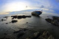 Shipwreck in Angsila Chonburi, Thailand Royalty Free Stock Photo