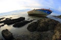 Shipwreck in Angsila Chonburi, Thailand Royalty Free Stock Photo