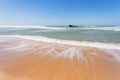 Shipwreck in the Atlantic ocean Royalty Free Stock Photo